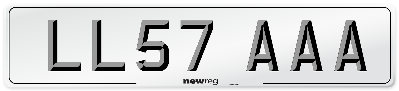 LL57 AAA Number Plate from New Reg